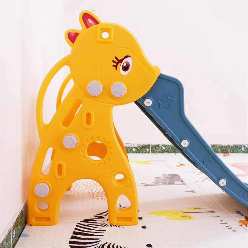 Cầu trượt mẫu ngựa pony, nai cho bé có đèn nhạc (dài 1m50) 6