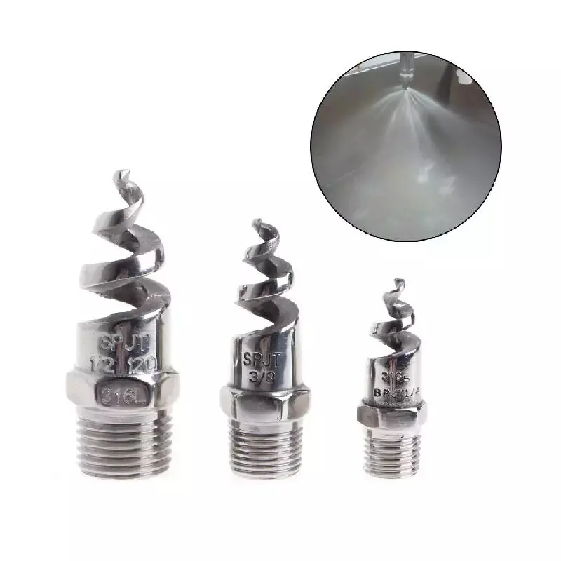 Đầu phun xòe dạng xoắn ốc phi 27mm-34mm