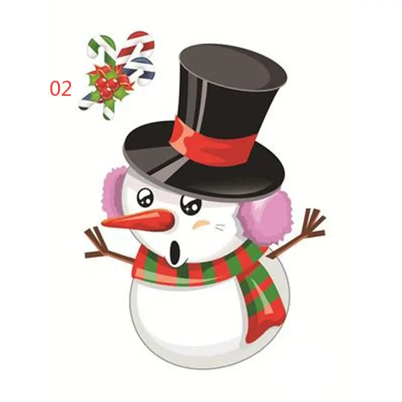 Christmas Removable Window Glass Sticker Christmas Decorations