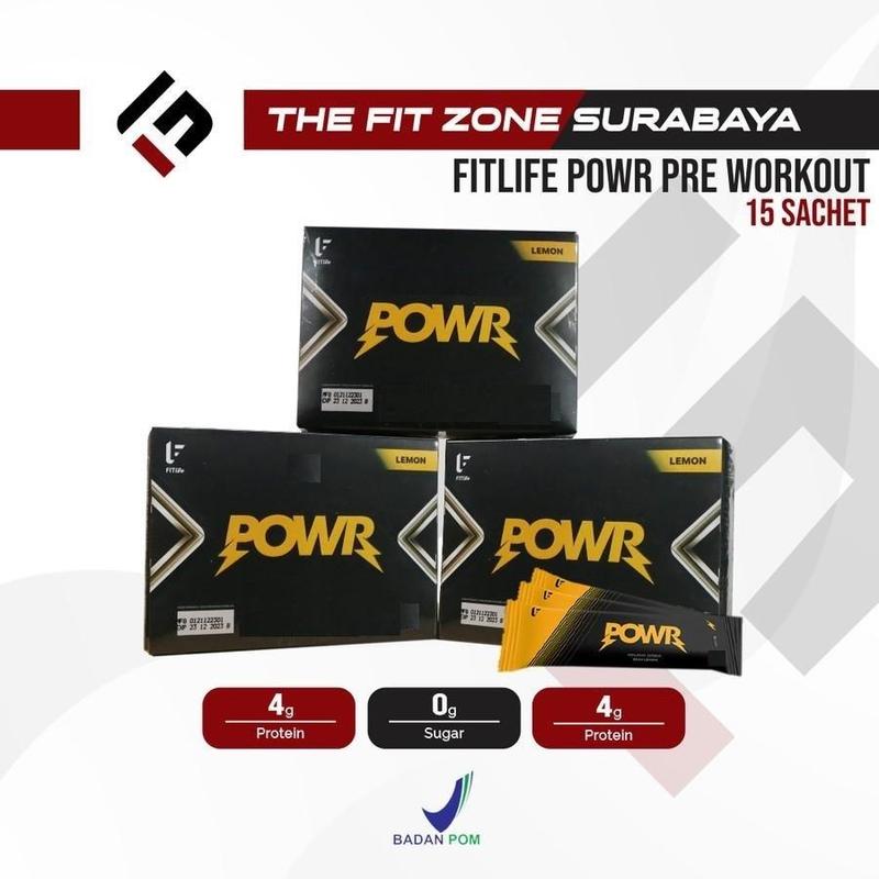 Fitlife POWR 15 Sachet 15 Servings Protein - Shop | Tokopedia