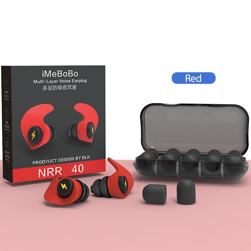 Product Introduction of Silicone Sponge Sleeping Ear Plugs Portable Soundproof Earplugs Soft Foam Anti-noise Earplug Travel Noise Reduction 28