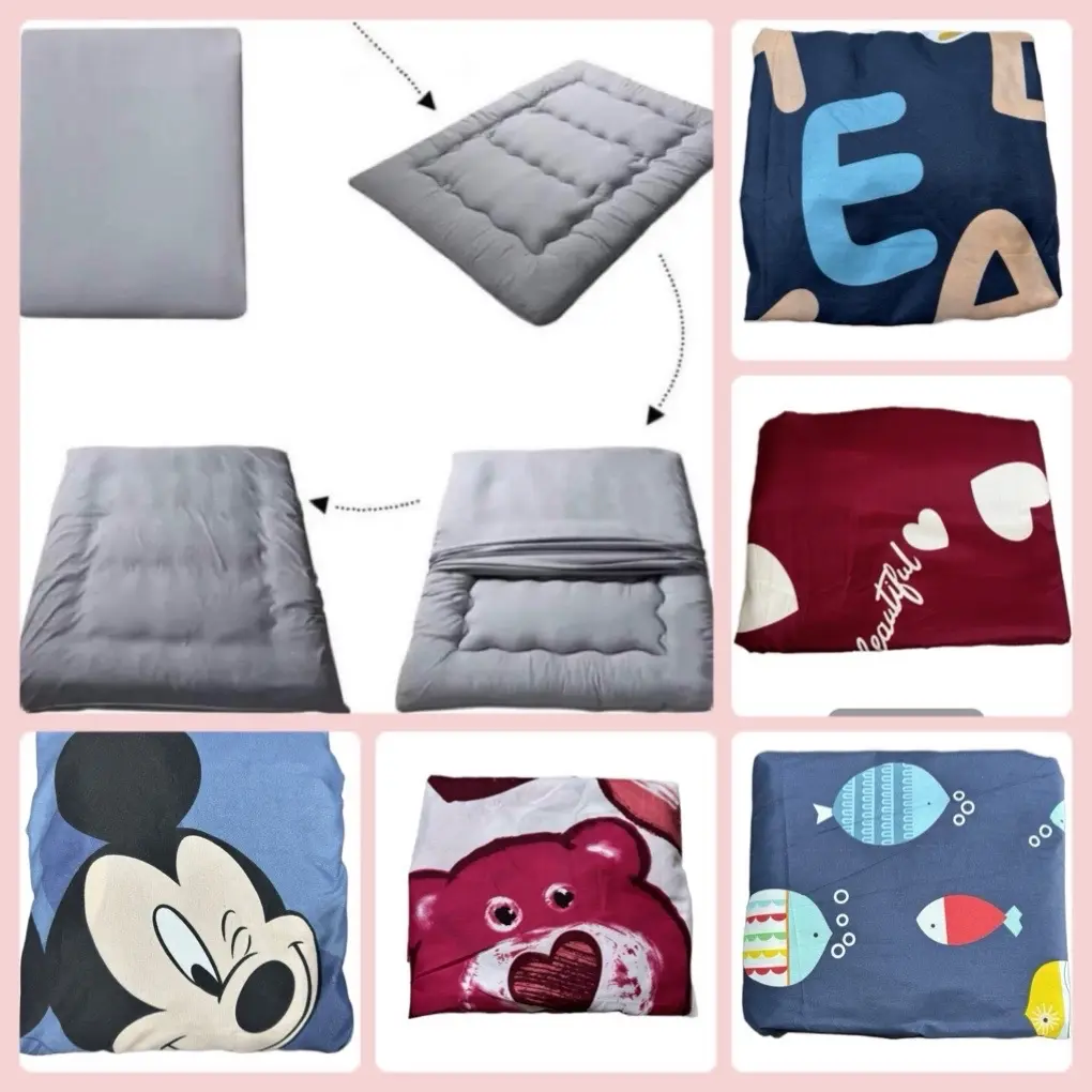 [VỎ BỌC NỆM  ] bọc toàn tấm nệm topper, 2 mặt như nhau , có khoá kéo , đủ size ( vỏ chỉ bọc được nguyên nệm topper)