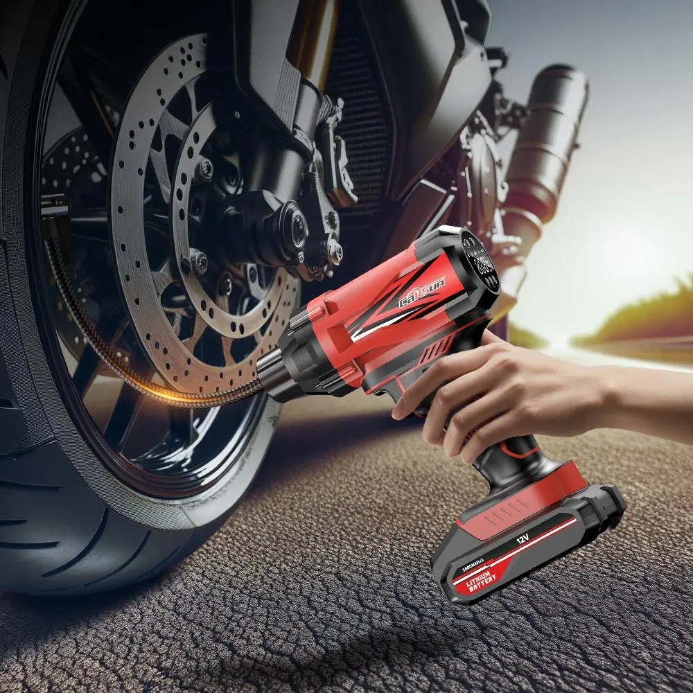 Portable Car Tire Inflator, Rechargeable Handheld Car Tire Inflator, Multifunctional Car Tire Inflation Tools, Professional Car Repair Tool
