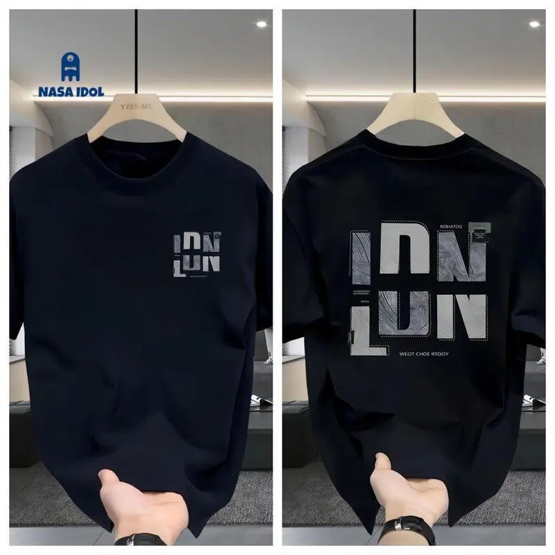 T-shirt Pakaian Atasan Baju Kaos Oversize Pria Hitam Dewasa Terkini Distro Original Keren Lengan Pendek Premium C903 0
