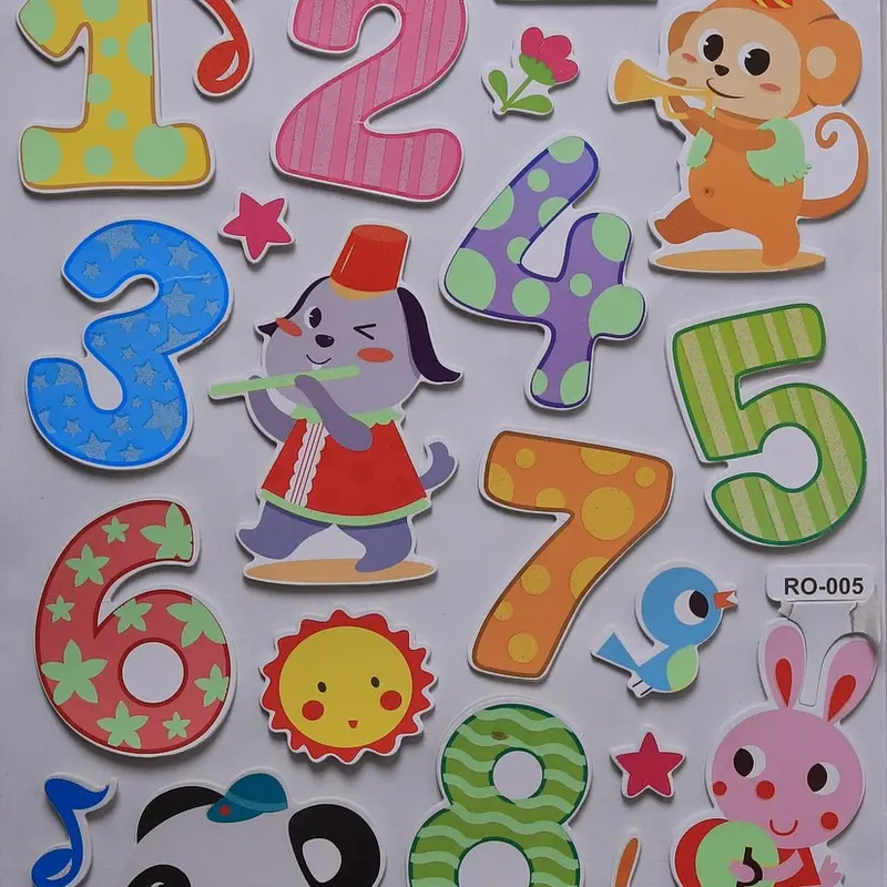 RonacoShop Wallpaper Stiker Dinding Motif Dan Karakter Premium Quality - RANDOM KARAKTER 1