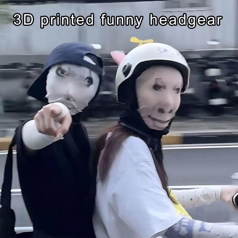Product Introduction of Mặt Nạ Balaclava 3D Vui Nhộn Thiết Kế Liền Mạch Mặt Nạ Hóa Trang Rồng In Hình Đầu Mũ Đội Đầu Tất Cả E2I2 28