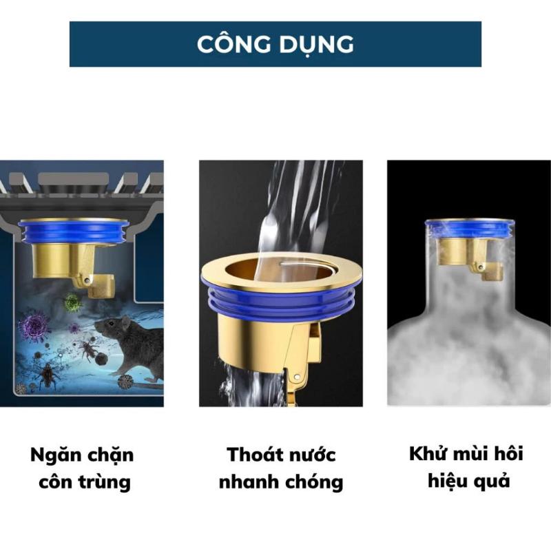 Product Introduction of Lõi Đồng Thoát Sàn Chống Mùi, Ngăn Côn Trùng, Tránh Tắc Nghẽn Cống 30
