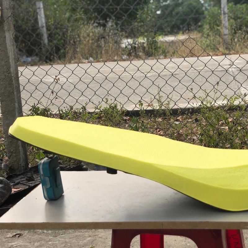 Combo mút da yên exciter 150 gọt siêu mỏng form 1 tầng da chỉ đỏ