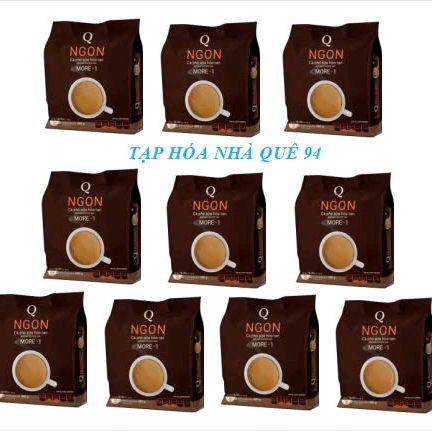  Combo 10 bịch cà phê sữa trần quang Ngon,mỗi bịch có 24 ống nhỏ 20gram 