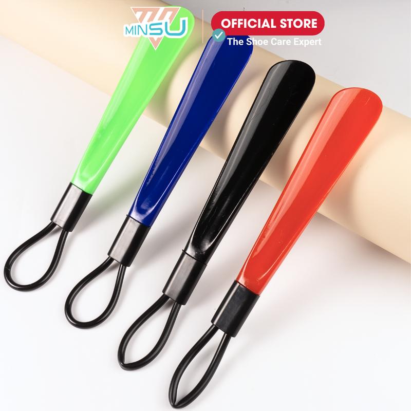 Cây Đón Gót Giày MINSU M2433 Dụng Cụ Hỗ Trợ Mang Giày Cán Dài Bằng Mica Cho Mọi Tư Thế Dành Cho Nam & Nữ