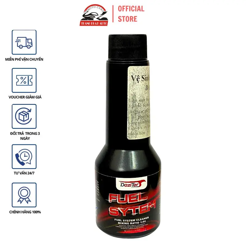 Dung dịch vệ sinh kim phun buồng đốt Daziter Fuel System Cleaner 75ML 0