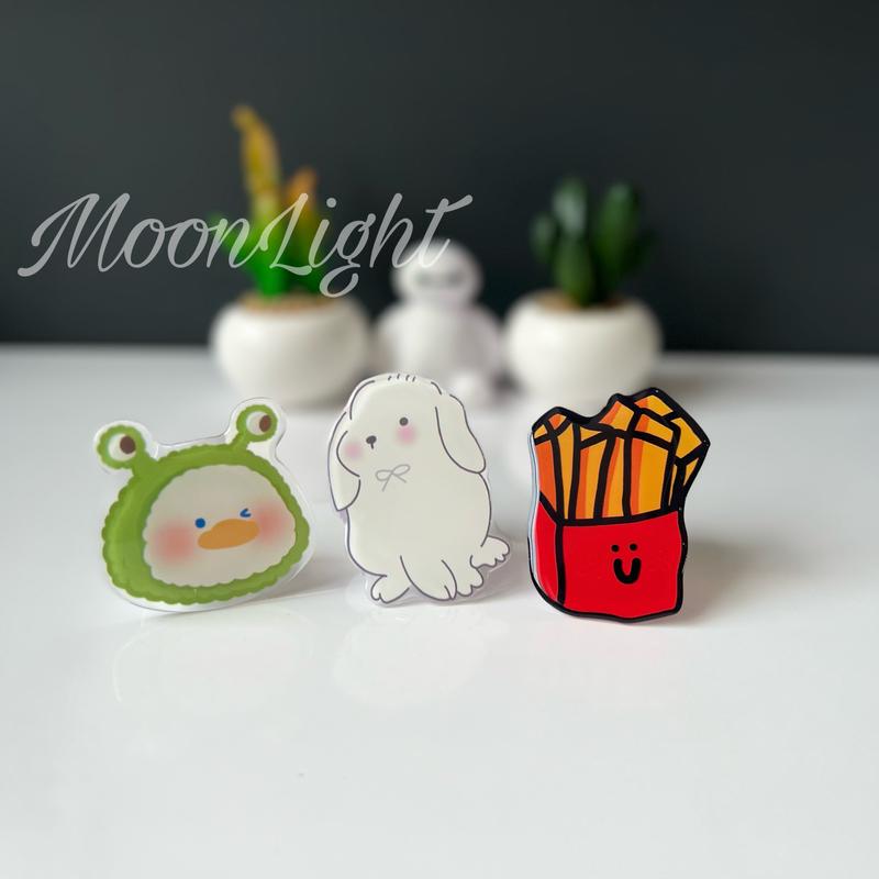 Popsocket HP/ Holder HP Simple Bentuk Karakter Lucu Bisa Dilipat untuk Semua HP 6
