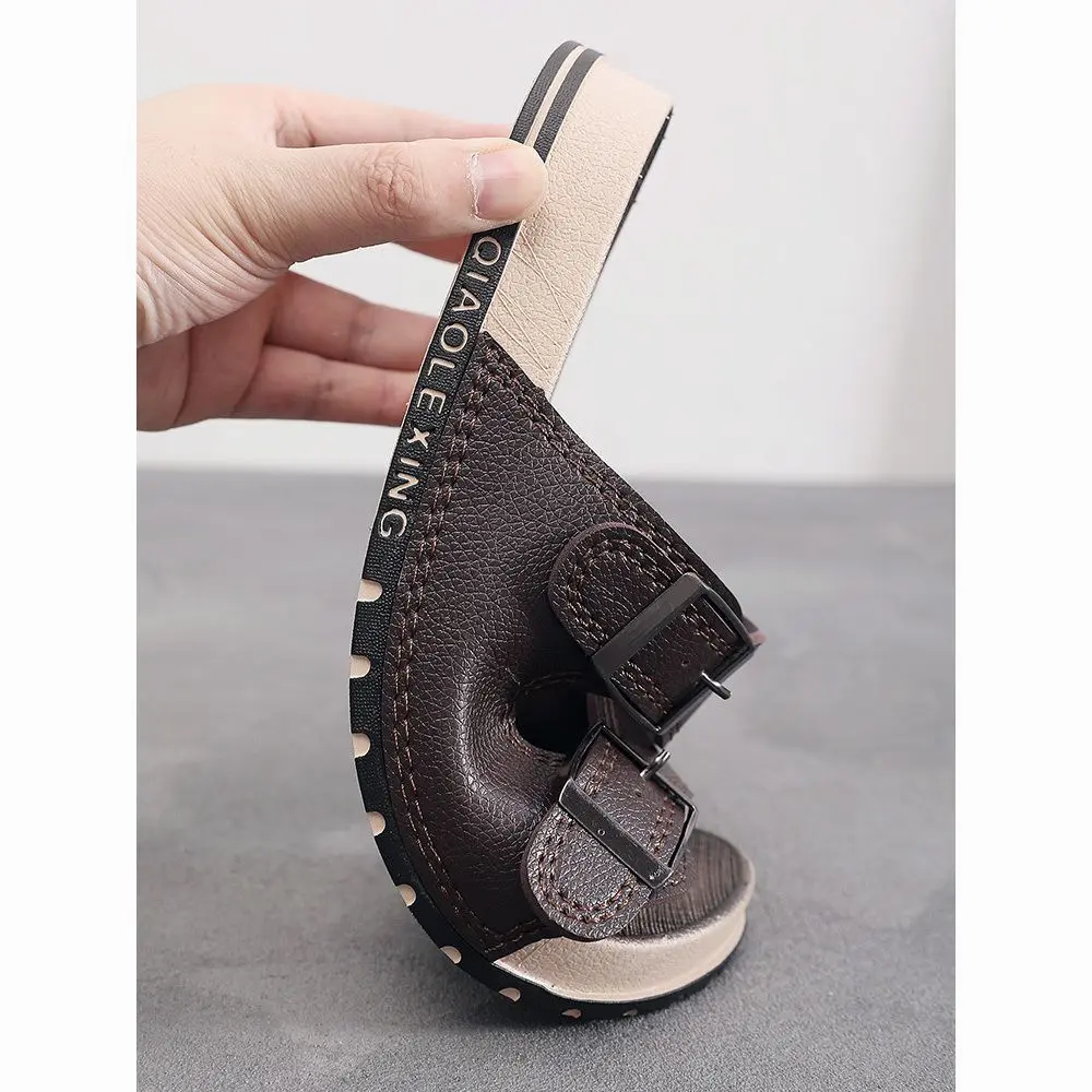 Summer Men's Sandals New Thick-Soled Outdoor Fashion Versatile Soft-Soled Trendy Ins Beach Outdoor Slide Slippers