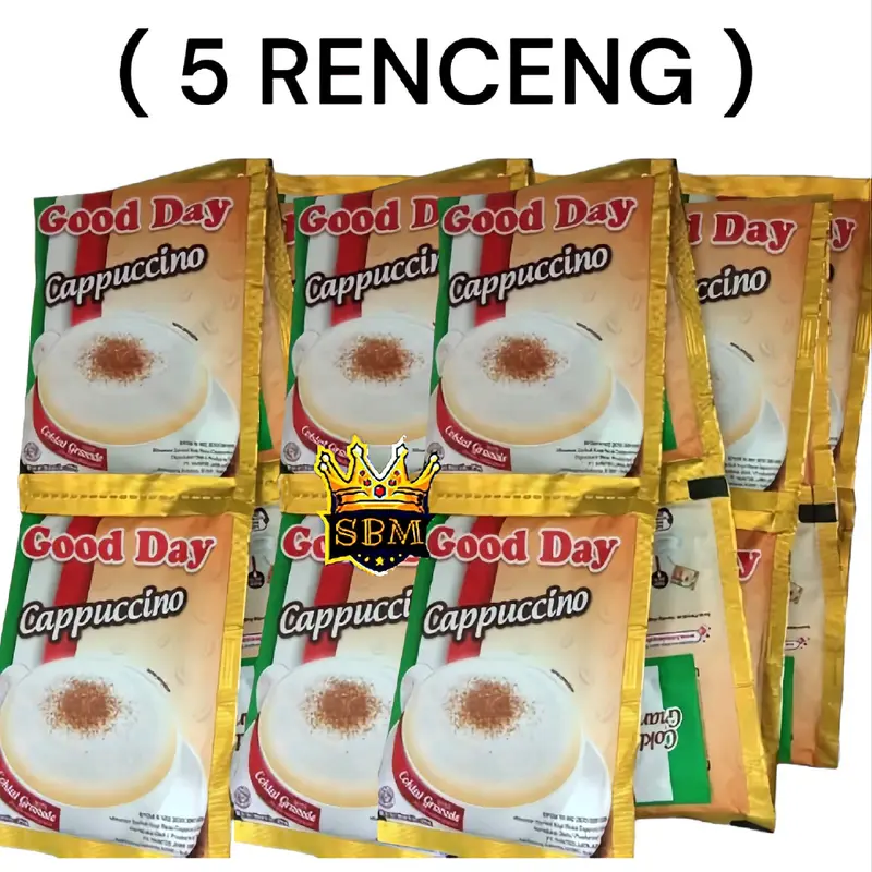 ISI 50pc ~SBM~ GOOD DAY CAPPUCCINO SACHET Bubuk Coffee Kopi  Coffe  Susu  Robusta Instan 0