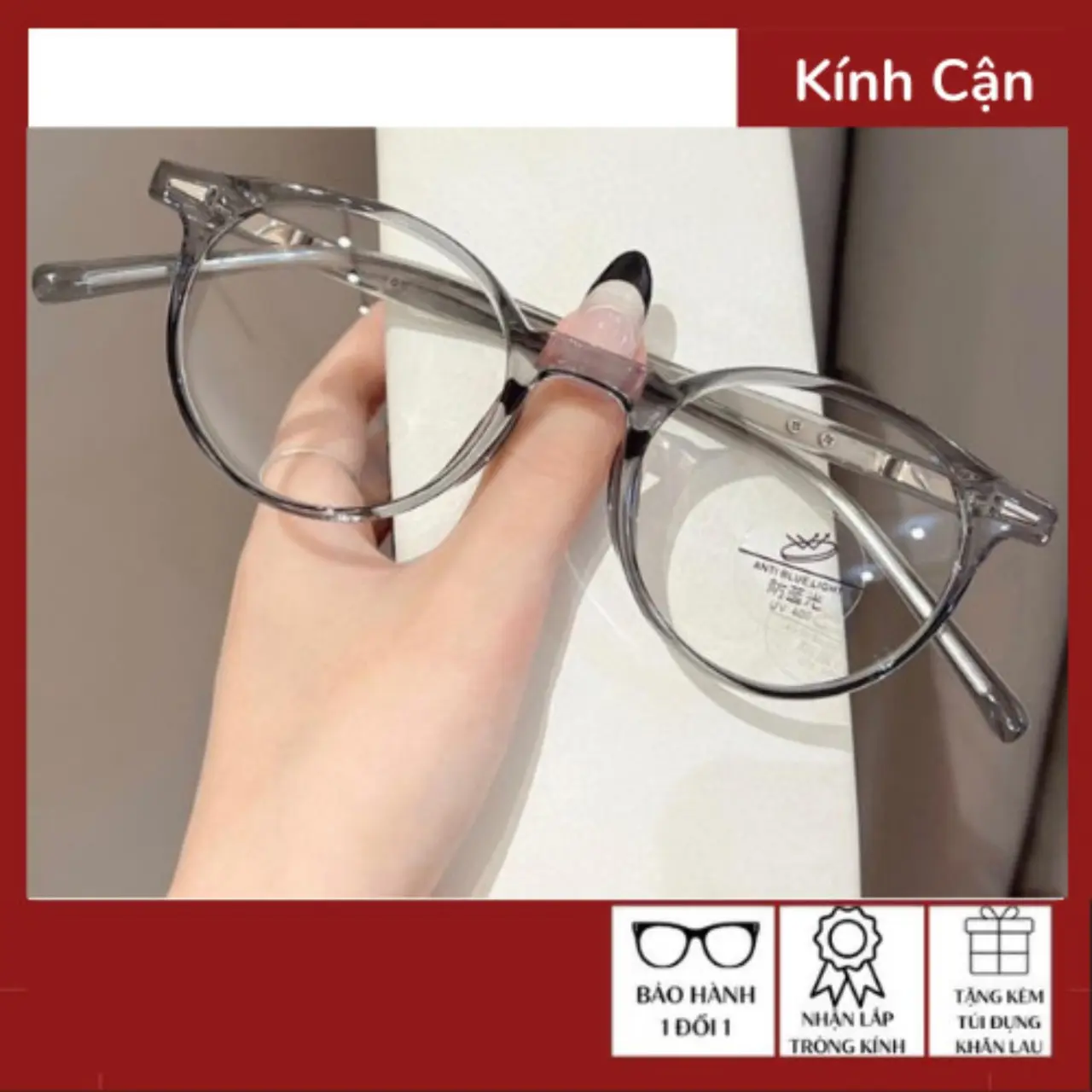 Kính Học Sinh, Thiết Kế Mắt Mèo, Thời Trang, Chất Liệu Nhựa Mềm