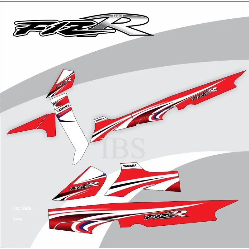 STRIPING FIZR CUSTOM MERAH 017 FIZ R VARIASI 0