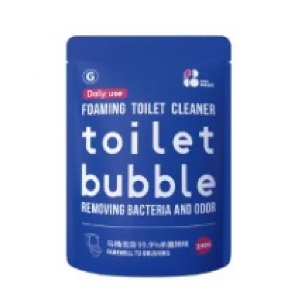 Foaming Toilet Cleaner Toilet BubbleRemoving Bacteria and Odor(40gx5 packs/240g)Household Bathroom Cleaning