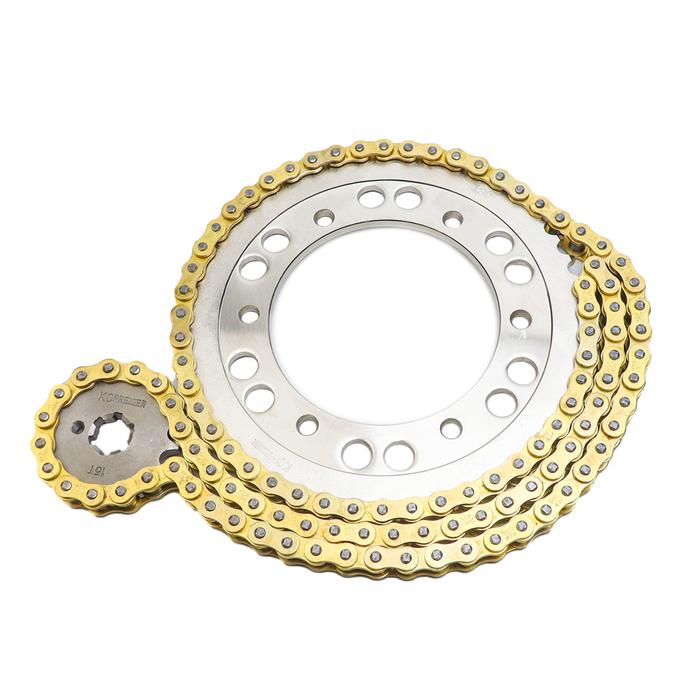Jual Gear Set R15 New V3 (6 Hole) 15T 48T 428H-128L Gold Series Type ...