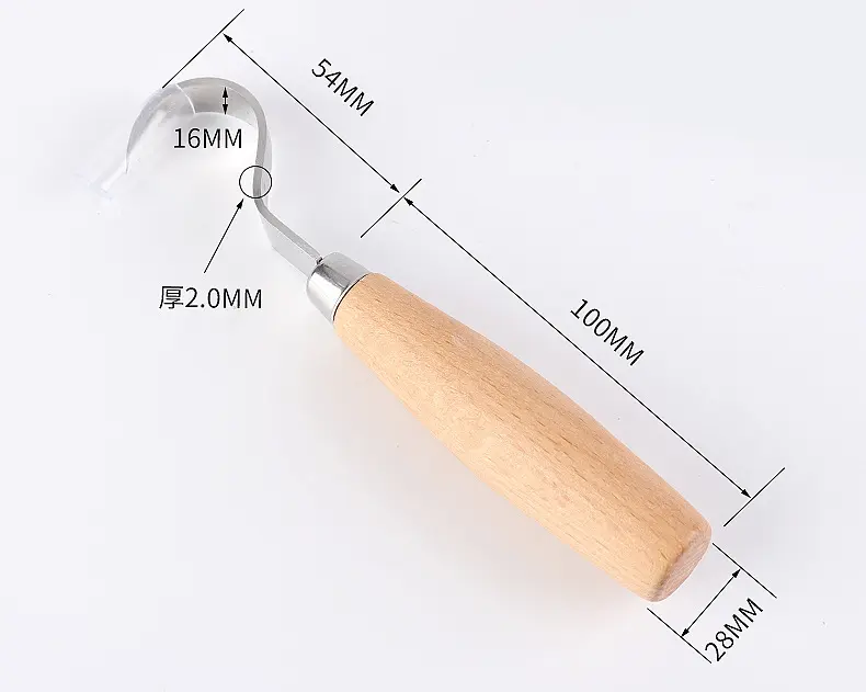 Dụng cụ cạo nạo vỏ khoét vỏ xử lý xì mũ cây sầu riêng mít 3