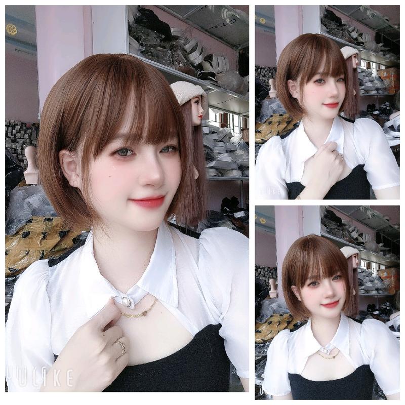 Tóc giả nữ nguyên đầu vic tém [SIÊU SALE]  3078 phong cách trẻ trung nữ tính cho bạn gái