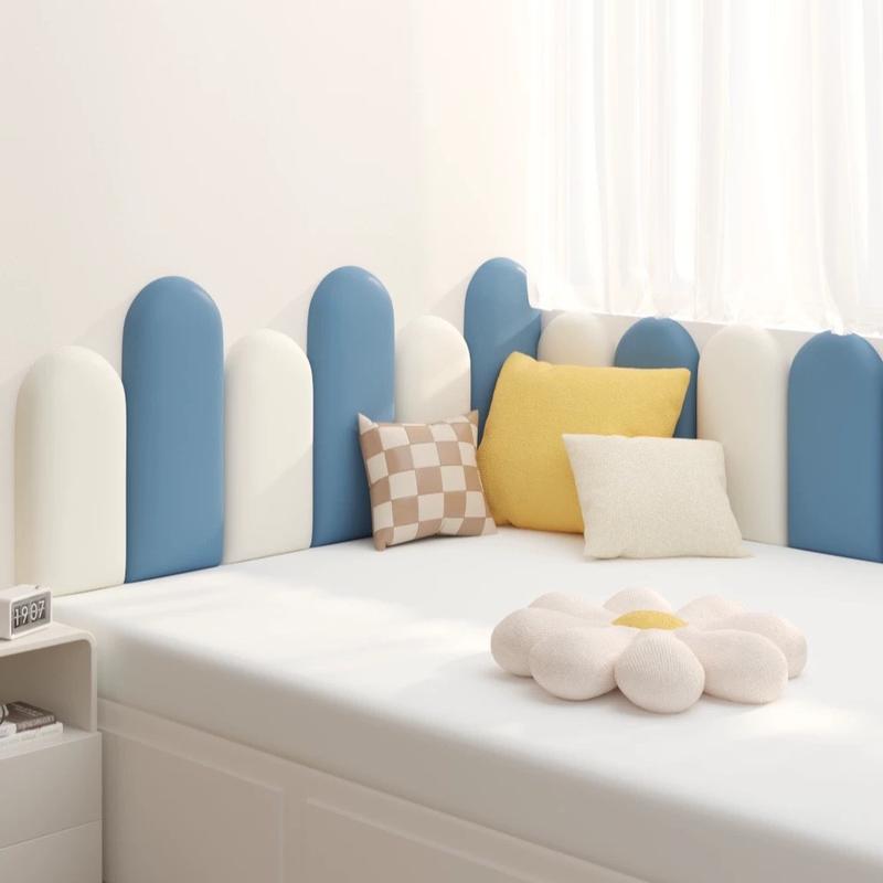 20cm*40 tấm đệm ốp tựa đầu giường bo tròn đầu chống va đập cho bé 5