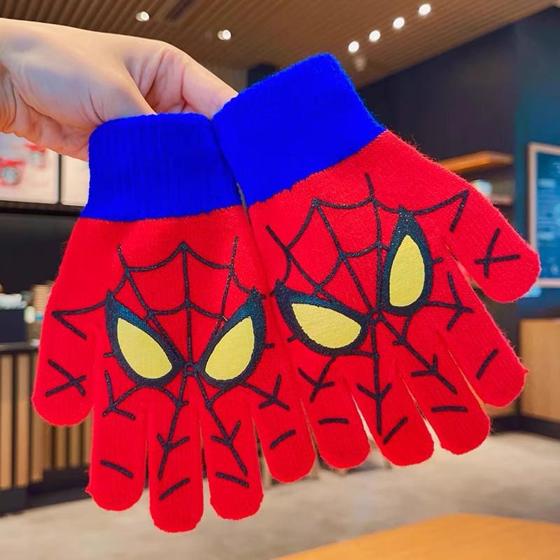Product Introduction of 1Pair Fashion Spiderman Winter Children Warm Gloves Anime Cartoon Gloves For Boys Girls Cute Kids Cold-proof Gloves Gifts 13