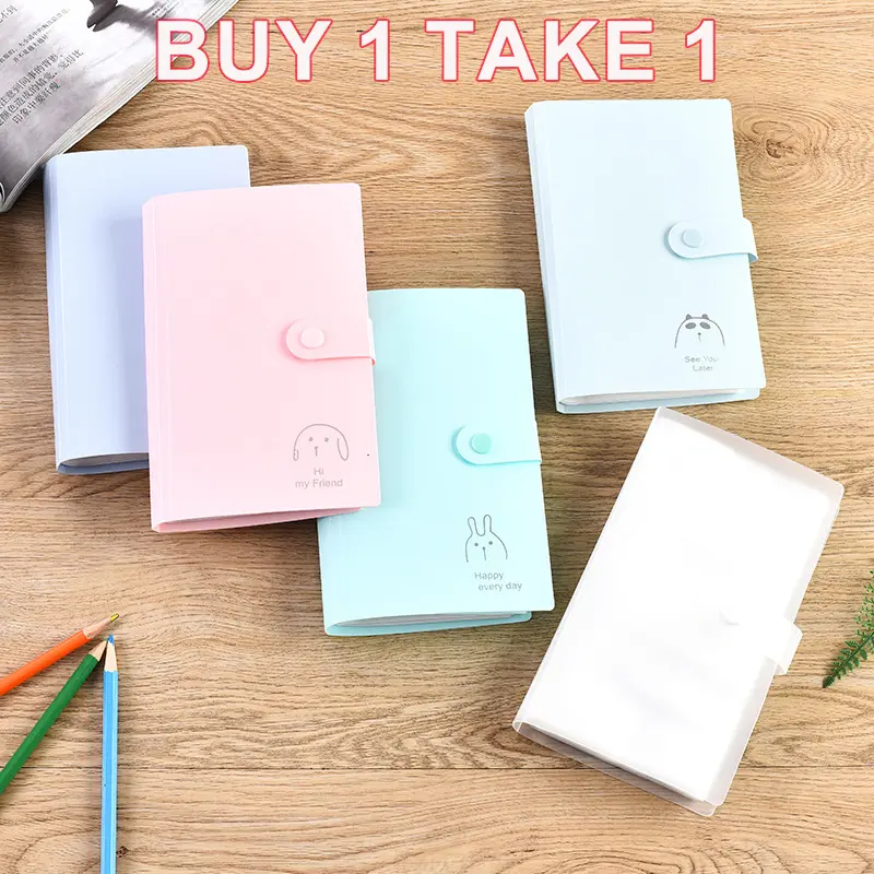 BUY 1 TAKE 1 Business Card 120Pockets Lomo Card Holder Photo Card Book Card Stock Photo Album ID Business Card Binder