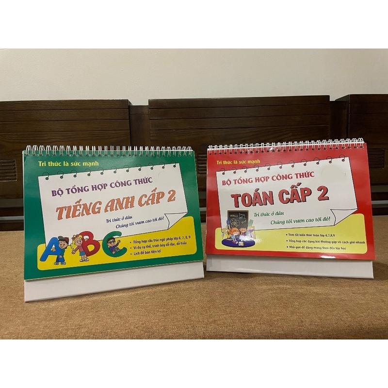 Bộ Lịch Công Thức Giúp Bé Giải Nhanh Toán Và Ghi Nhớ Tiếng Anh Tổng Hợp Kiến Thức Dành Cho Học Sinh Cấp 2