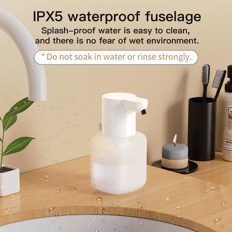 P6 Automatic Sensor Soap Dispenser Contactless Foam Hand Sanitizer 500ml USB Rechargeable Electric Waterproof Soap Dispenser 0