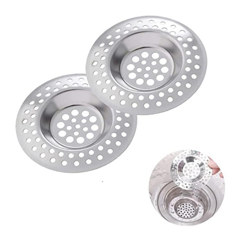Stainless Steel Kitchen Sink Strainer - 7.5cm, Long-Lasting, Clogging Protection. #KitchenStrainer #StainlessSteel #SinkFilter 7
