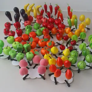 JEPIT RAMBUT ANAK 3D MOTIF BUAH BUAHAN SAYURAN UNIK JEPITAN HAIRCLIP GOYANG