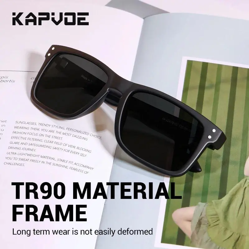Kapvoe Classic Retro Fashion Sunglasses Driving Fishing Motorcycle Glasses Women Man Running Camping Glasses Road BikeTravel Glasses UV400 Goggles Casual Travel Glasses