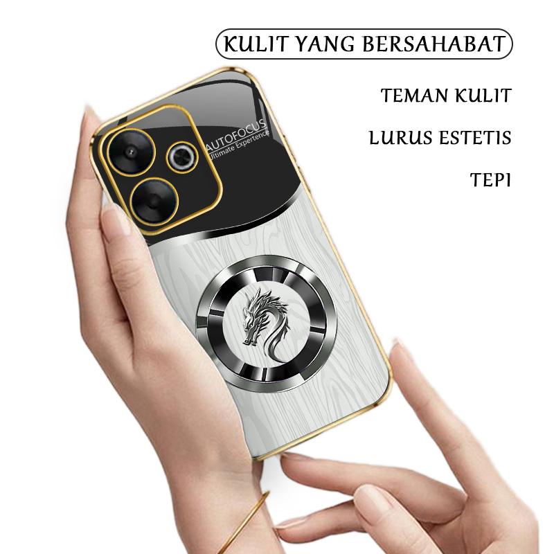 Product Introduction of Memperlancar kasus telepon TPU yang cocok【REDM1 13】-TPU kayu naga 8