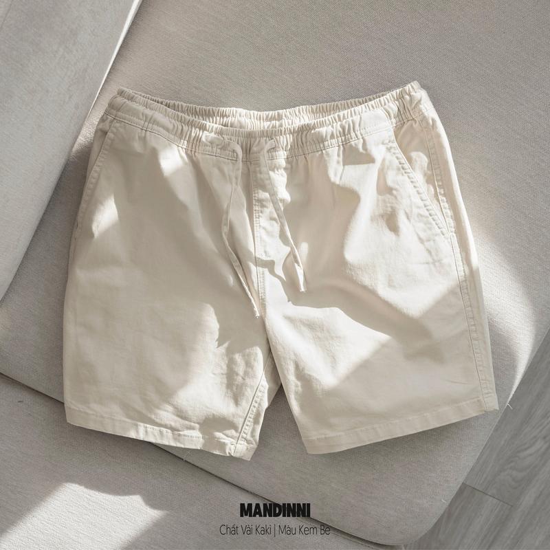  Quần short nam CHICA vải Kaki cao cấp trẻ trung lịch lãm chuẩn form - MANDINNI Menswear 
