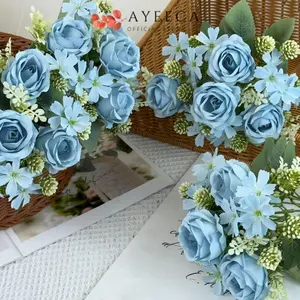 [COD] Ayeeca - Bouquet bunga BKT 1019 MILO 7Cbg Bunga Mawar Artifisial Dekorasi Hiasan Seserahan Buket Palsu