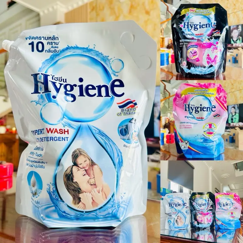 Nước giặt HygienE Thái Lan, chính hãng Thái Lan / túi 1,8L