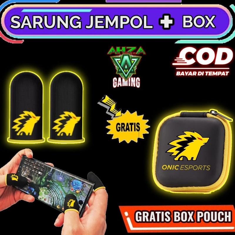 Product Introduction of COD - MURAH Sarung Jempol BIGETRON + BOX POUCH Sarung Game Ml Ff Pubg Anti Basah 9