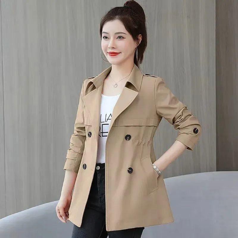 Product Introduction of Áo khoác ngoài, Dài Trung Bình Dành Cho Nữ, Bó Sát Eo, Thanh Lịch Và Ôm Sát, Thích Hợp Cho Mùa Xuân Và Mùa Thu, Cỡ Nhỏ Áo Khoác Nữ Top Jacket Women Có Cổ 7