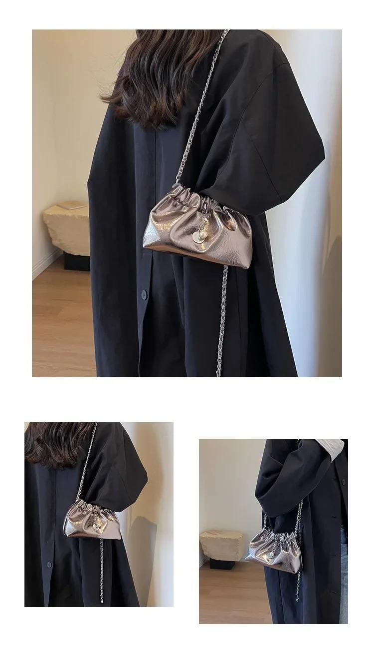 Product Introduction of Millennium Bag Women 2025 New High Sense Shoulder Bags Summer Chain Bag Fashion Bucket Bag Messenger Bags Purses Handbags 8