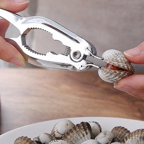 Combo 2 Cây Dụng Cụ Tách Mở Sò Huyết Cao Cấp Bền Đẹp - Kìm Kẹp Càng Cua, Ghẹ Không Rỉ Bằng Thép Chắc Chắn