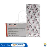Gambar CAVIT-D3 STRIP ISI 10 TABLET dari Apotek Semangat by GoApotik Kota Medan 2 Tokopedia