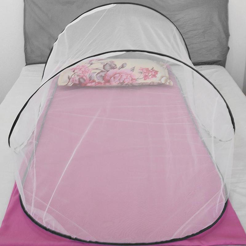 Product Introduction of Mosquito Net For Trips Anti Mosquito For Girl Single Bed Folding Portable Adjustable Luxury Mosquito Net For Bed With Zipper 6