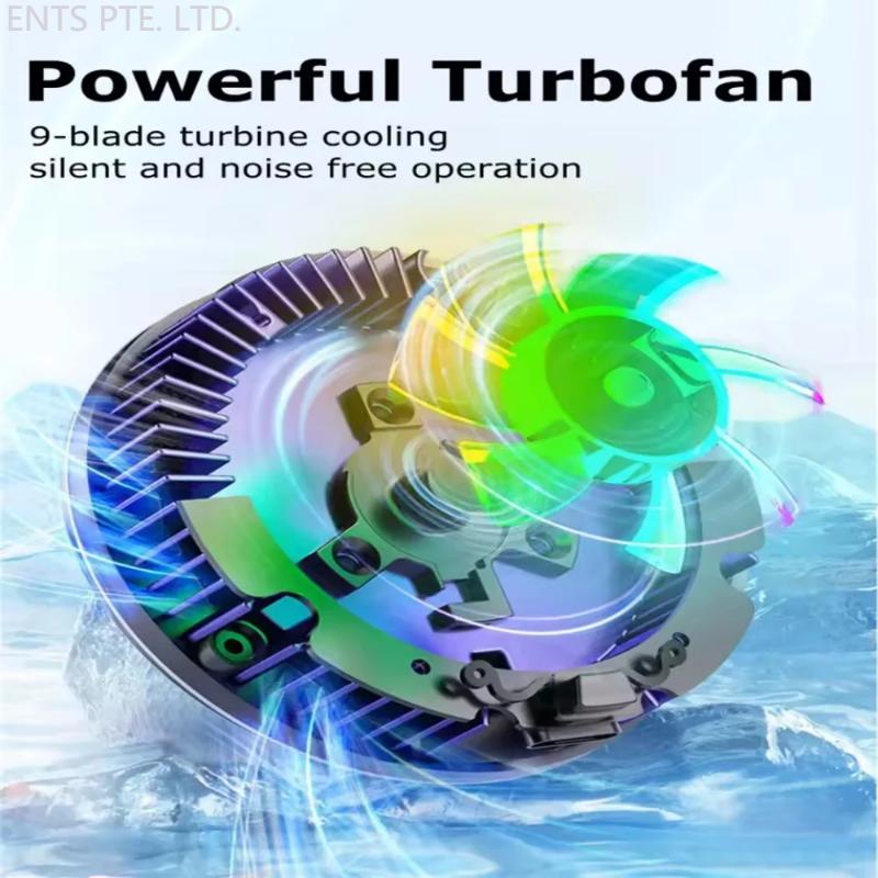 Product Introduction of SL17 Magnetic Phone Cooler Portable Phone Semiconductor Radiator RGB Fast Cooling Phone Cooler With LED Temperature Display 23