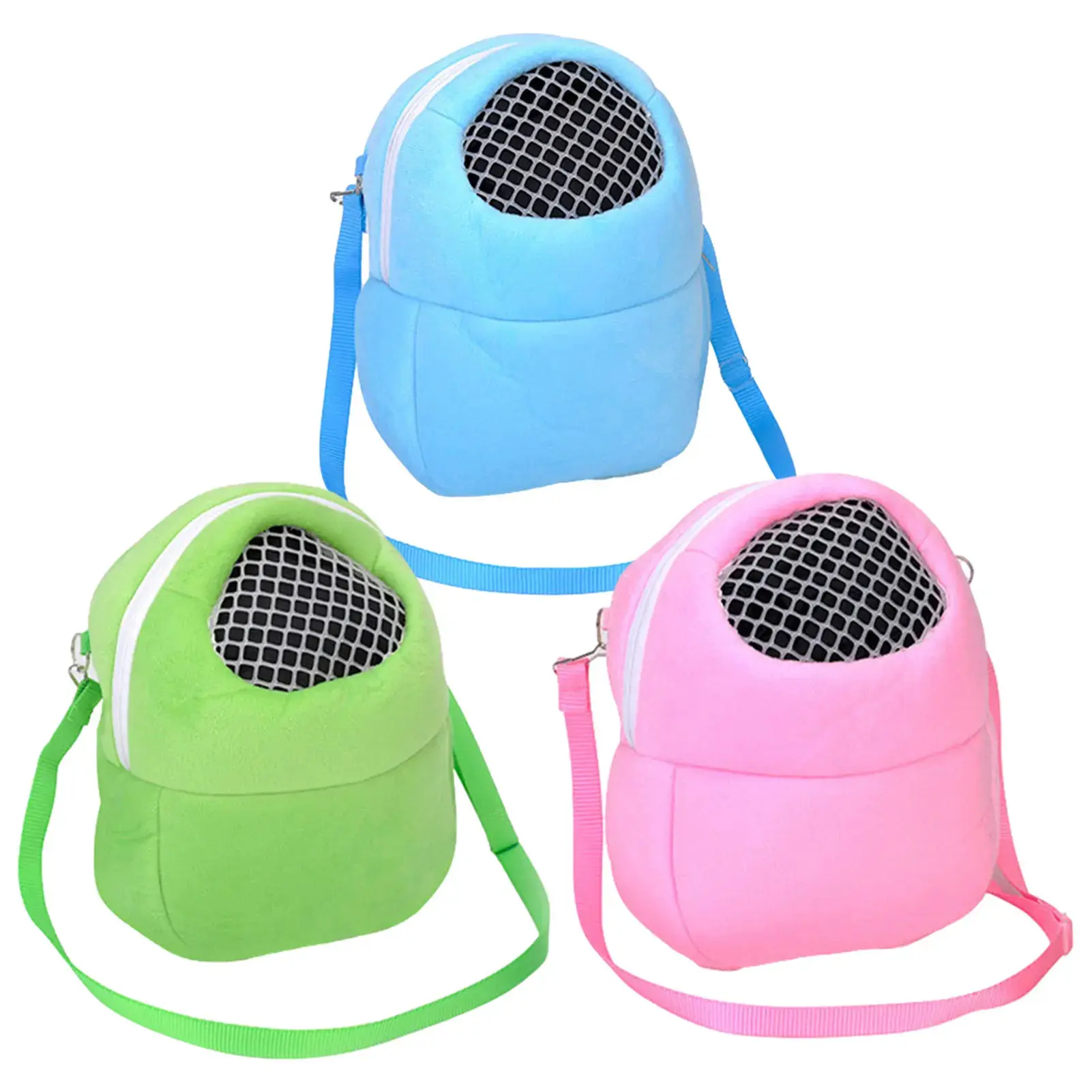 Hamster Backpack Carrier Three Size Pet Dog Carrier Bags Breathable Hamster Travel Carrier Shoulder Bags Small Medium Large