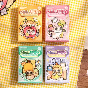 Puzzle Mini 48 Keping Per Kotak Tema Kucing Lucu Bahan Karton Putih Berkualitas Konten Lucu Dan Menarik Terdapat Angka Di Belakang Untuk Memudahkan Menyusun Puzzle Cocok Untuk Hiburan Dan Menghilangkan Stres