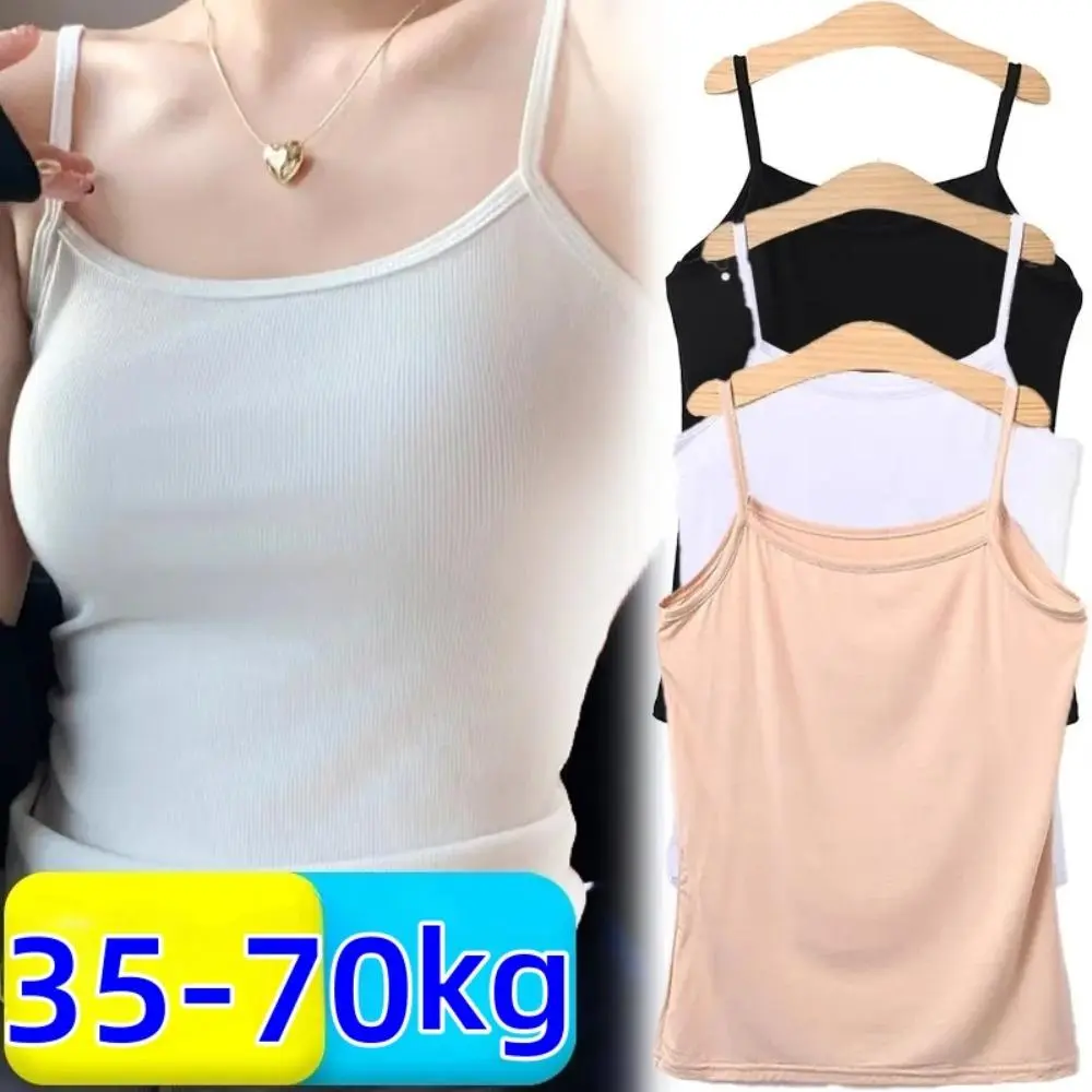 1/2pcs Summer Sexy Tank Top Women Sleeveless T-Shirt Sport Vest Sling Casual Simple Solid Color Thin Camisole Tops