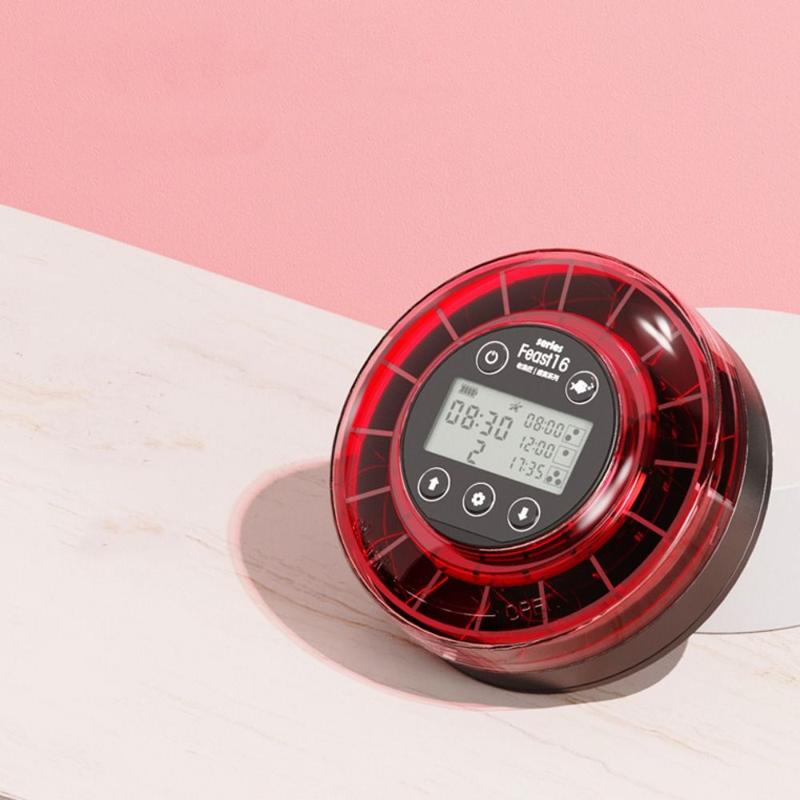 Product Introduction of Feeding with Timer Fish Auto Feeder Rechargeable LCD Display Aquarium Automatic Food Dispenser Digital with USB Cable Fish Tank Supplies Fish Tank 13