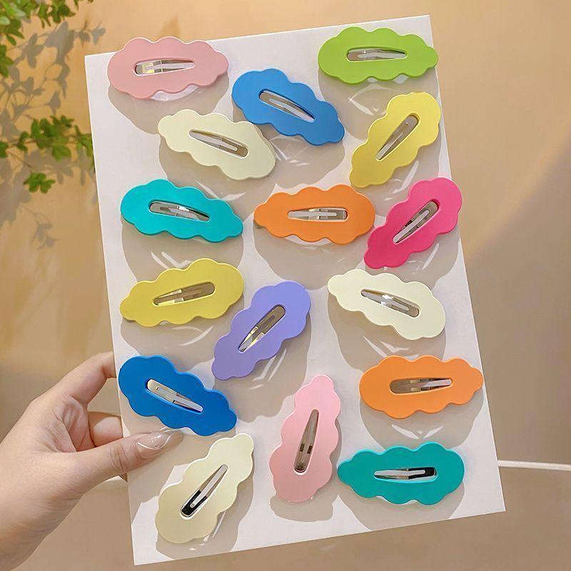 Kẹp Tóc Dễ Thương, Màu Pastel Mới, Kẹp Tóc Ngọt Ngào Kẹp Bên, Kẹp Tóc Đám Mây, Kẹp Bb, 30 Ngày Bán Chạy 4946 Miếng, Kẹp Phong Cách Cô Gái Trẻ 3