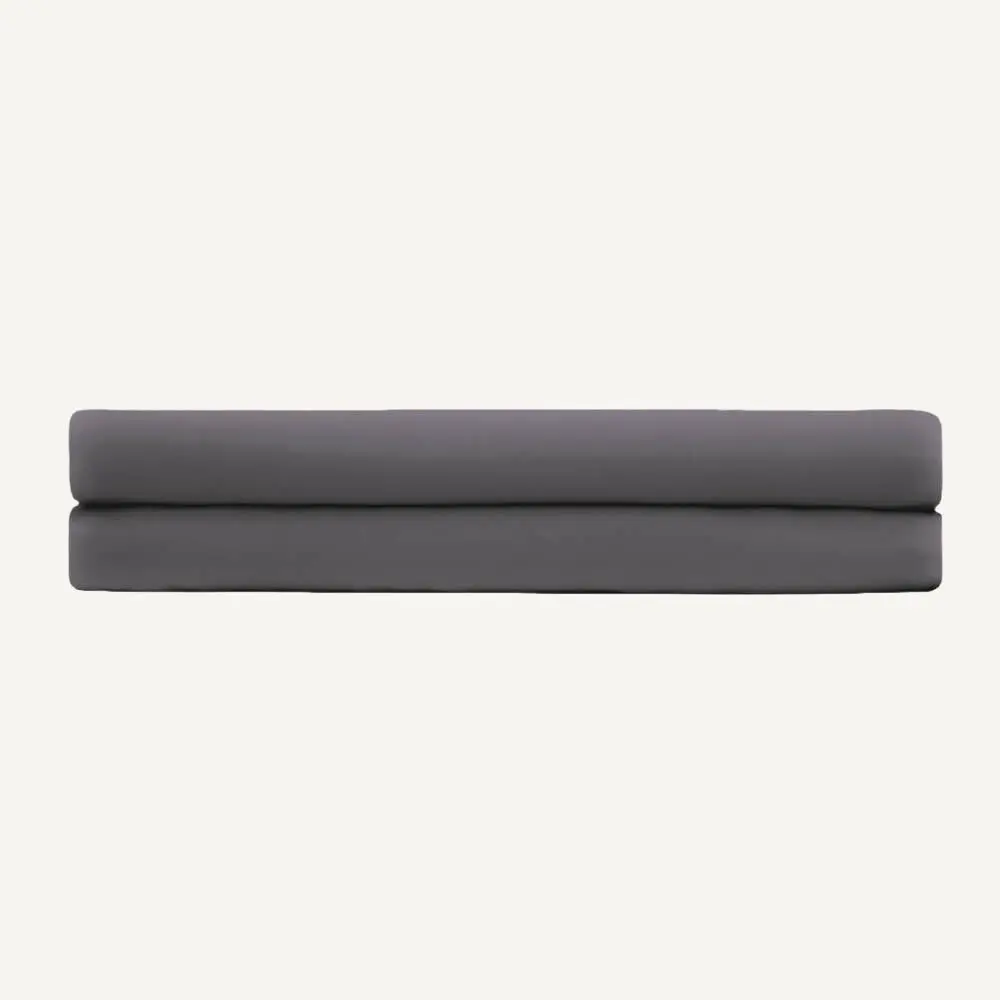Bamboo Fitted Sheet in Moonlit Grey - Sunday Bedding