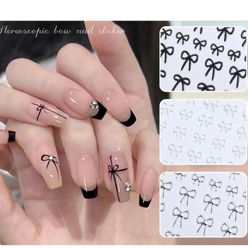 Stick nơ dán móng miếng dán hình nơ làm nail